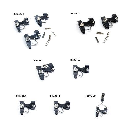 Clips De Vol Circulaires Snap-lock - 4 Pièces, Charge Max 25kg, Acier, Pour Cerf-volant Ou Accroche